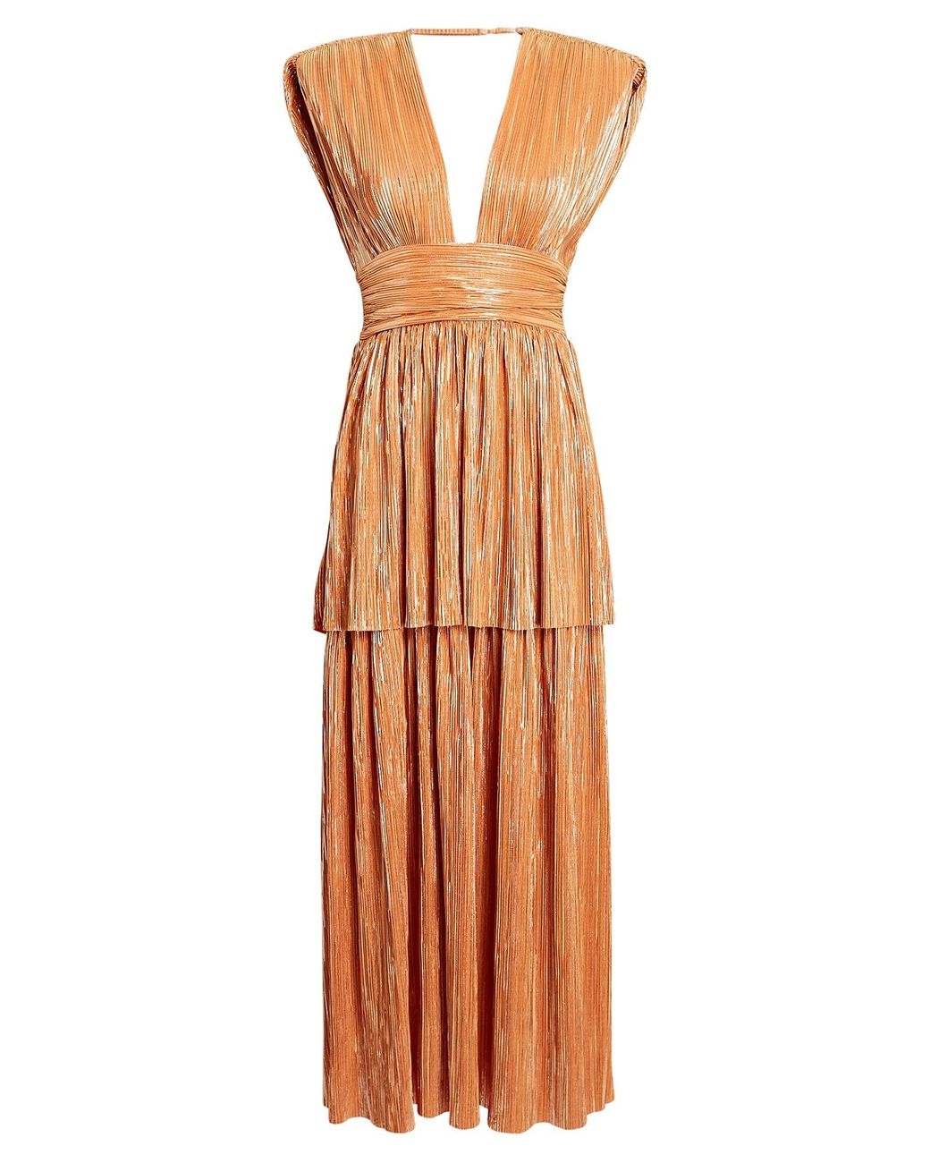 sabina musayev orange dress