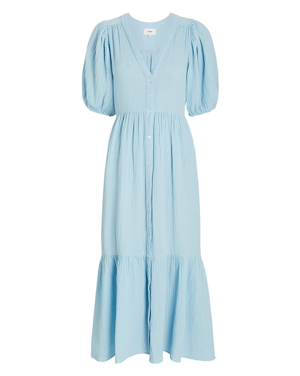 Xirena Lennox Cotton Gauze Midi Dress in Blue Lyst