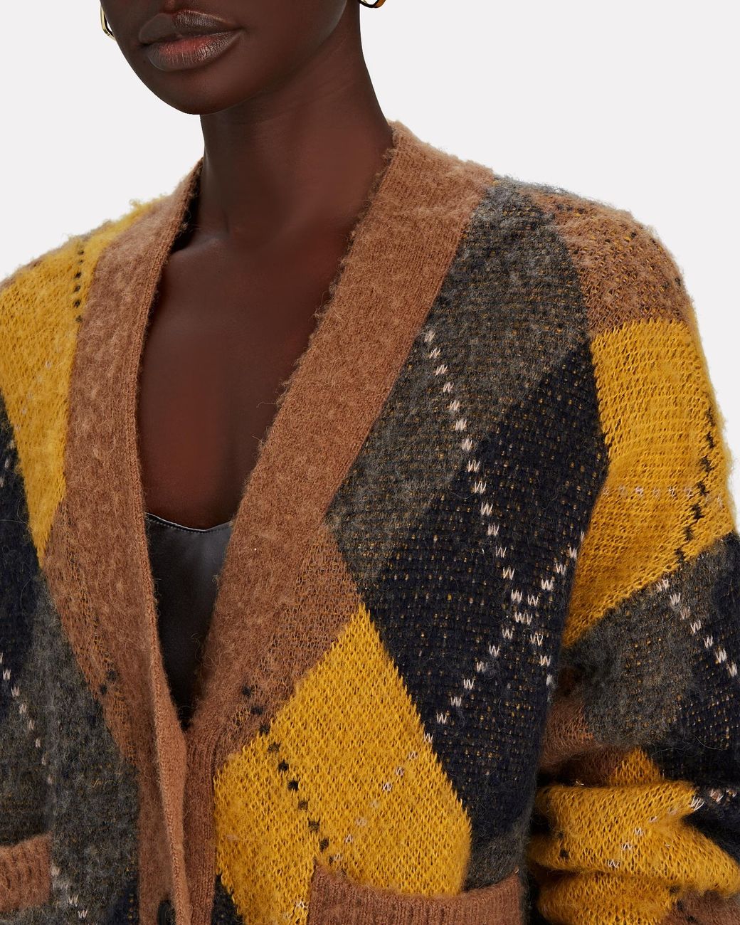 90s Oversized Cropped Cardigan 
