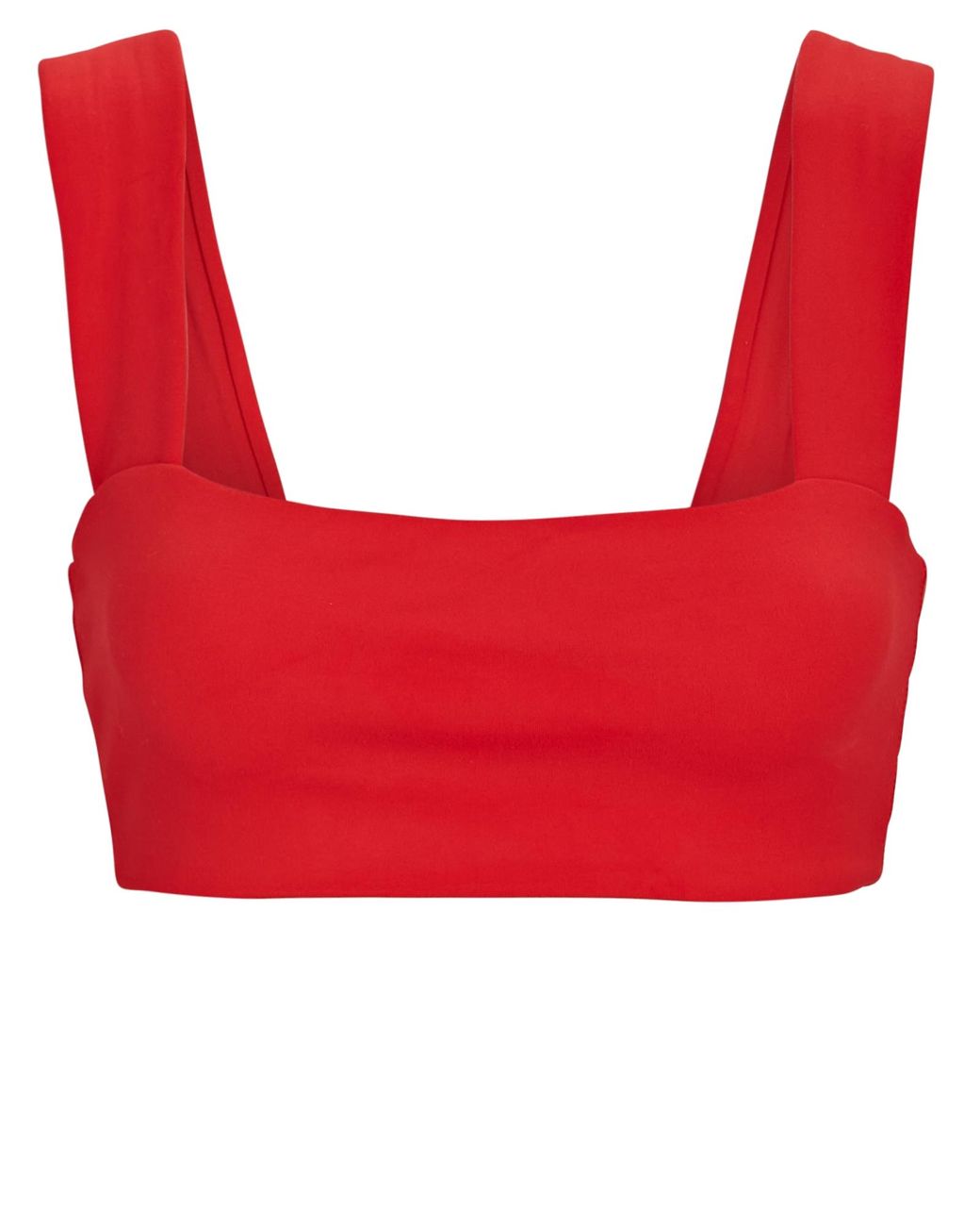 We Wore What Synthetic Weworewhat Bandeau Bra Top in Red | Lyst