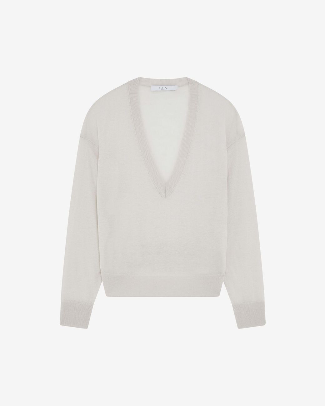 PULL OVERSIZE COL V IRO en coloris White