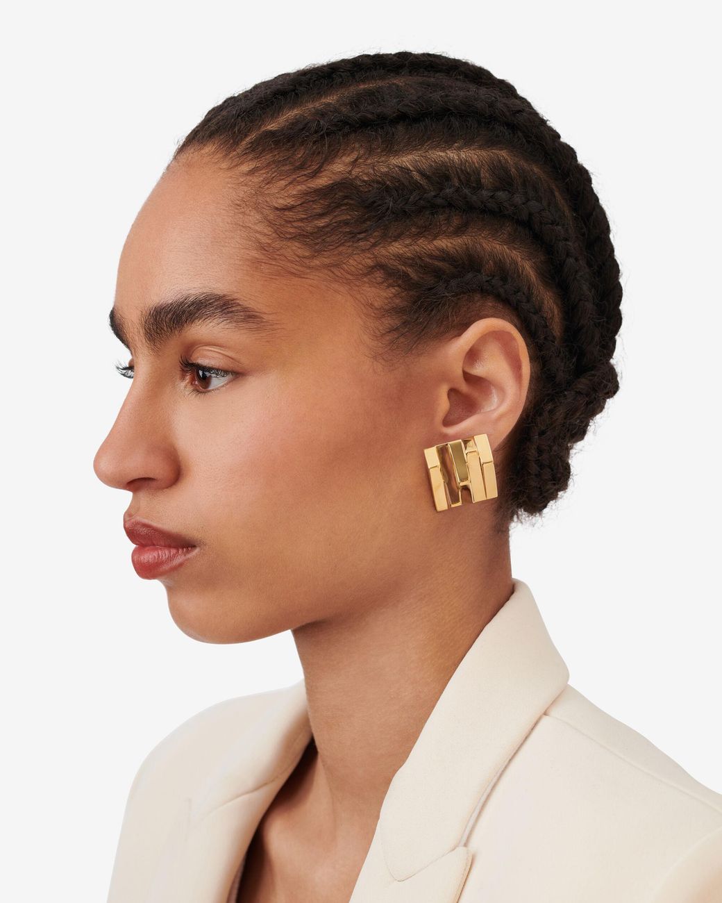 BOUCLES D'OREILLES STEP IRO en coloris White