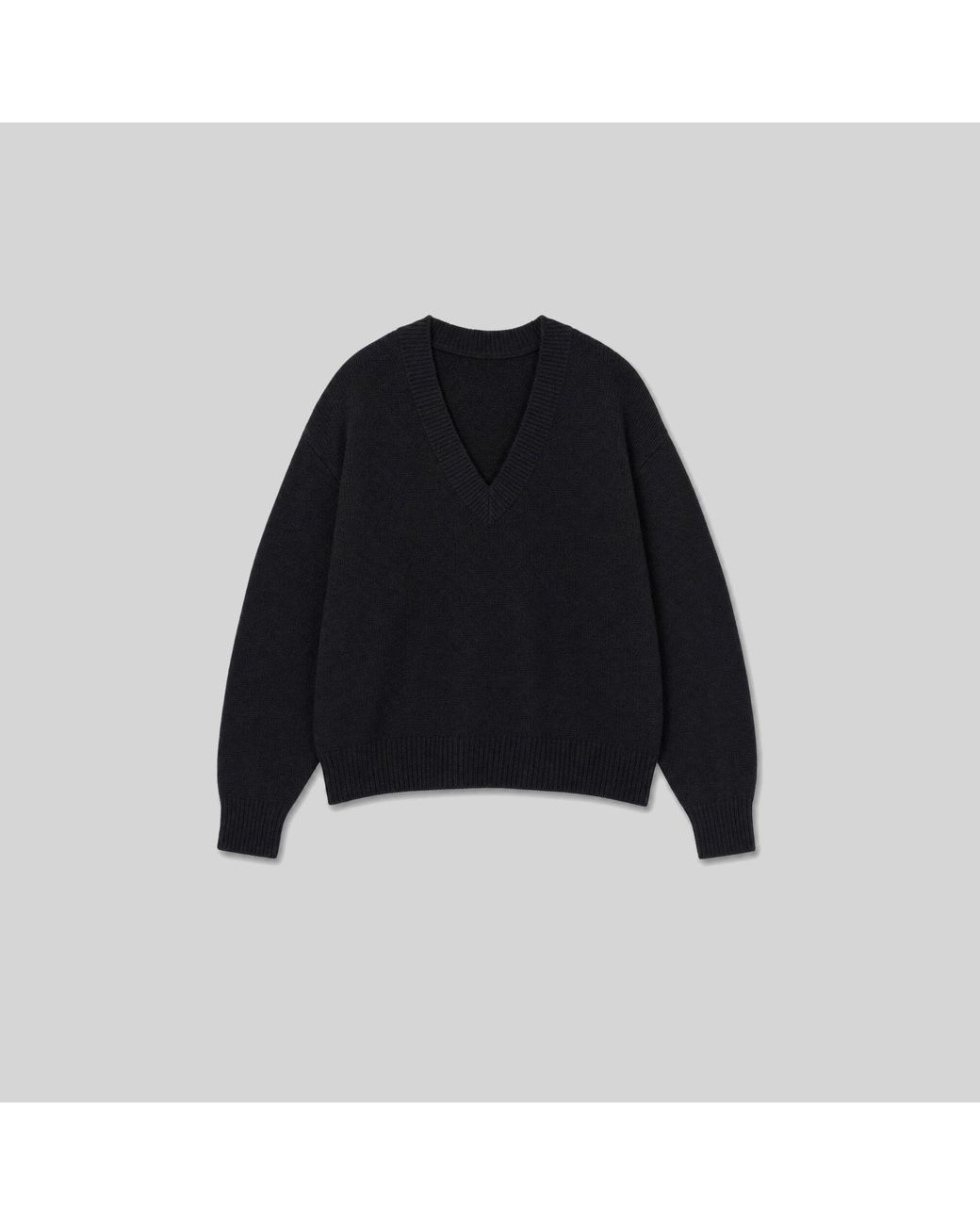 PULL COL V EN CACHEMIRE IRO en coloris Black
