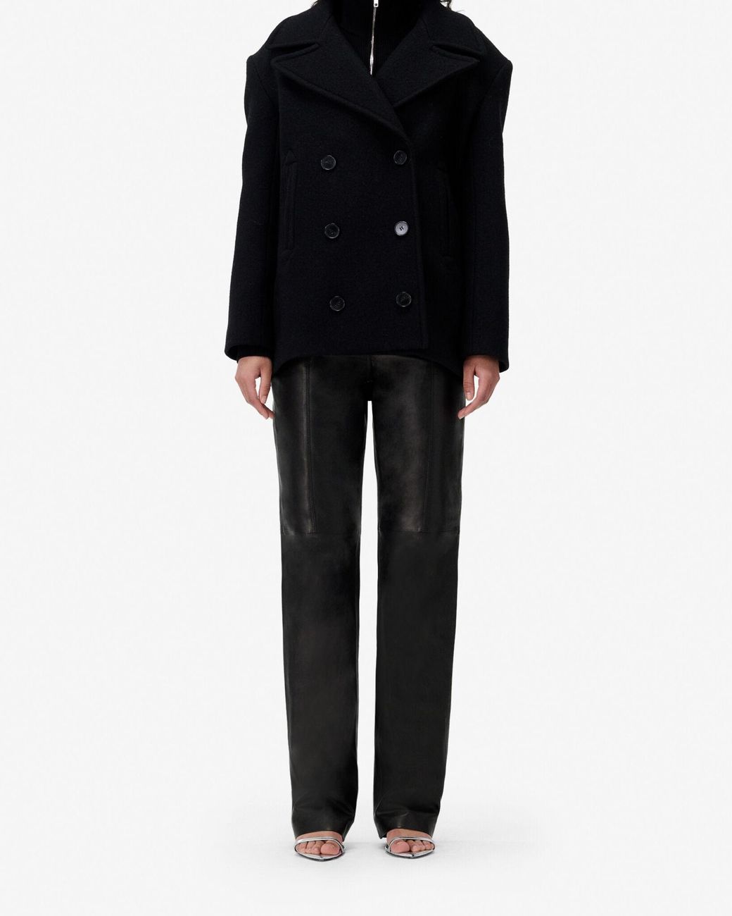 CABAN DROIT IRO en coloris Black