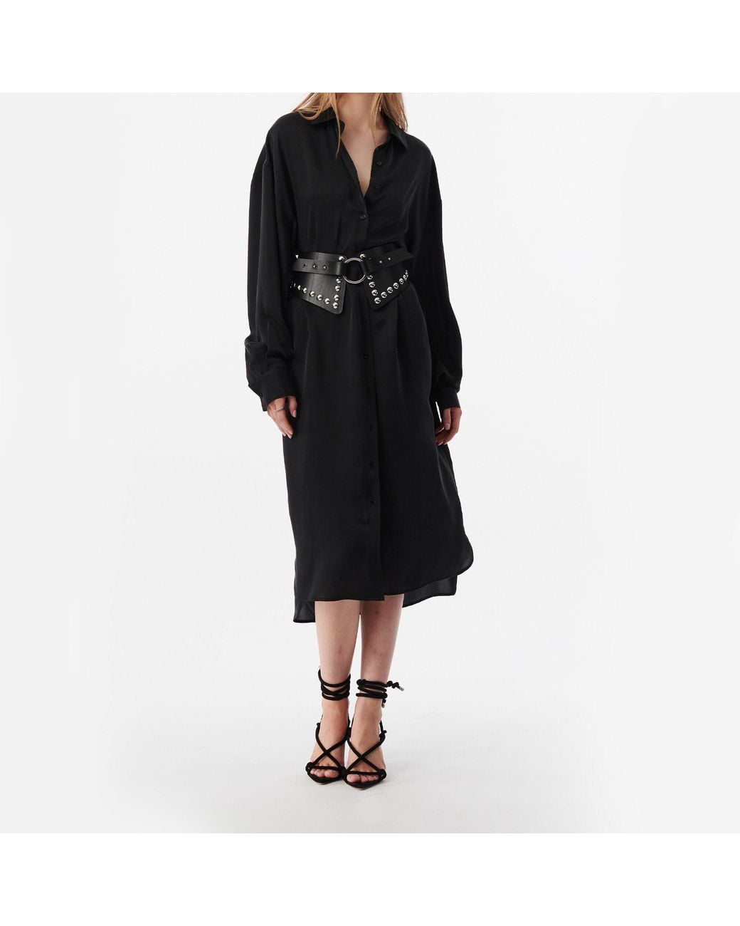 ROBE CHEMISE IRO en coloris Black
