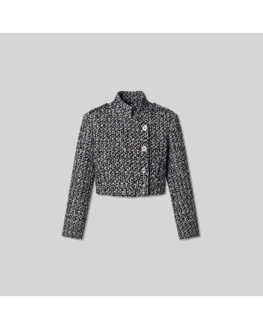 IRO Gray Short Tweed Jacket