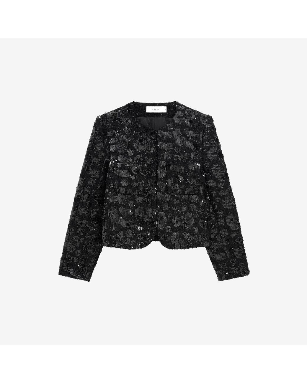 VESTE À SEQUINS IRO en coloris Black