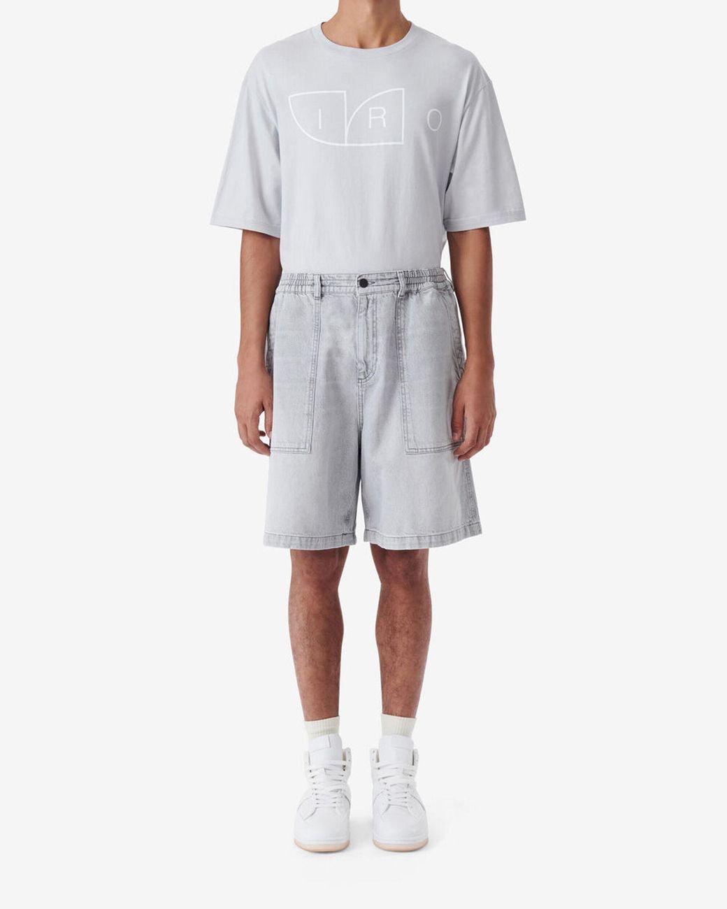 SHORT EN DENIM IRO pour homme en coloris White