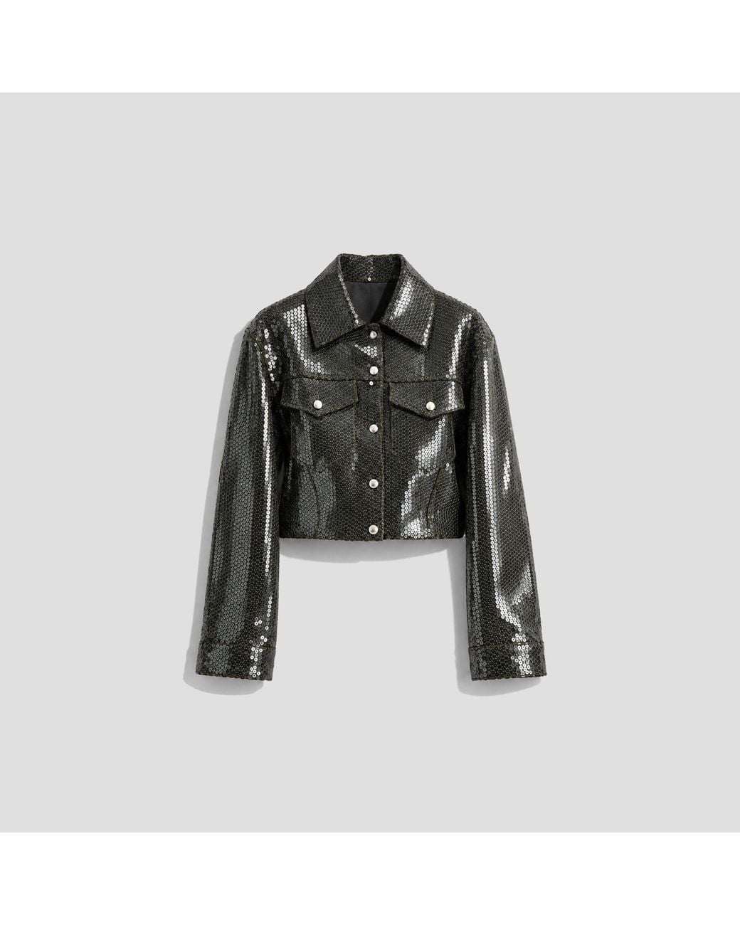 IRO Black Short Sequin Jacket