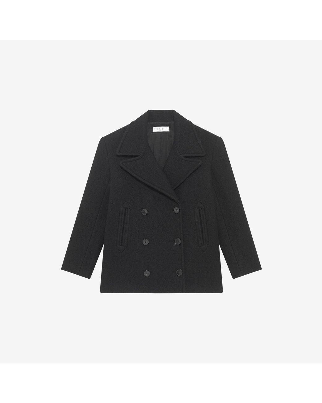 CABAN DROIT IRO en coloris Black