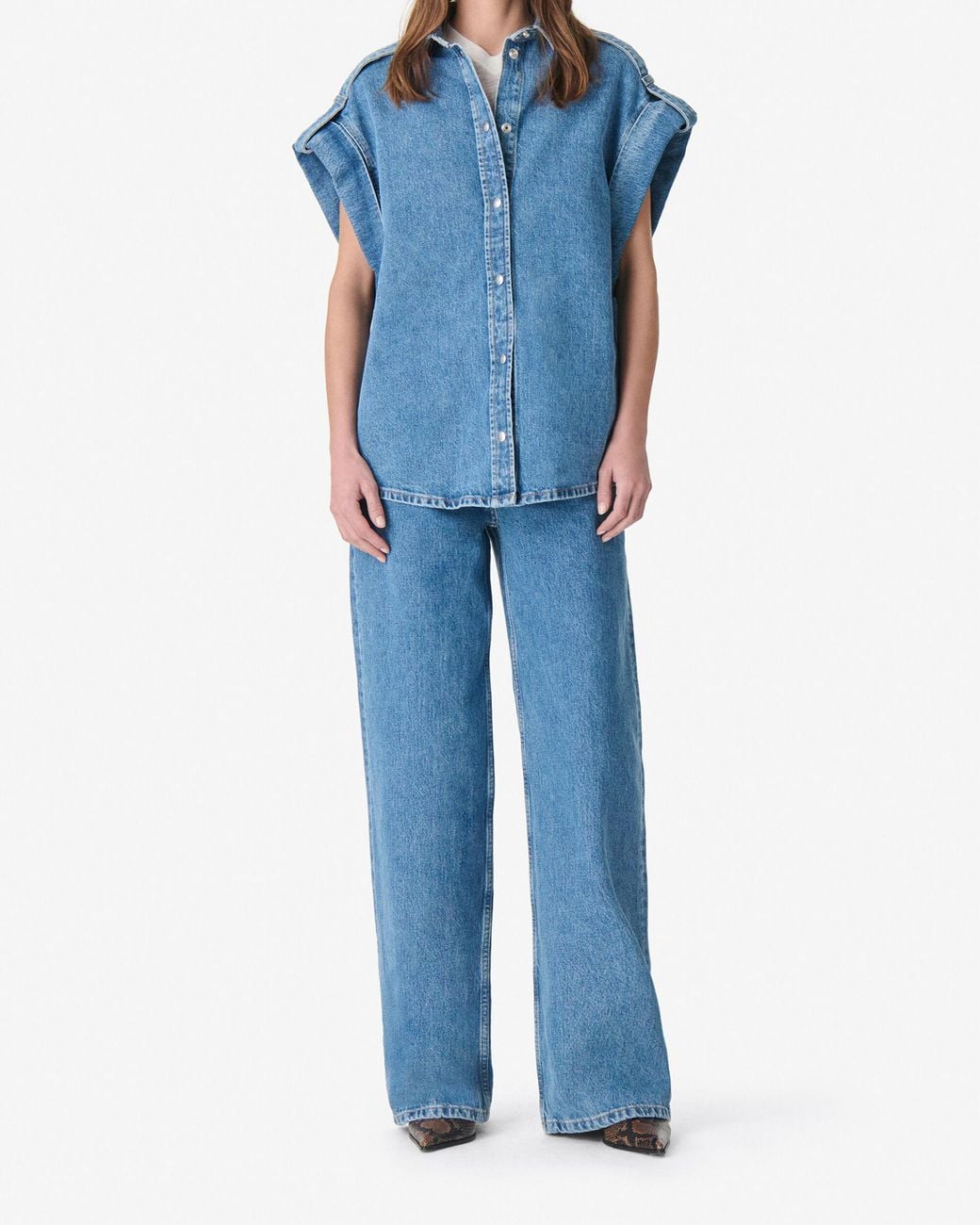 JEAN LARGE IRO en coloris Blue