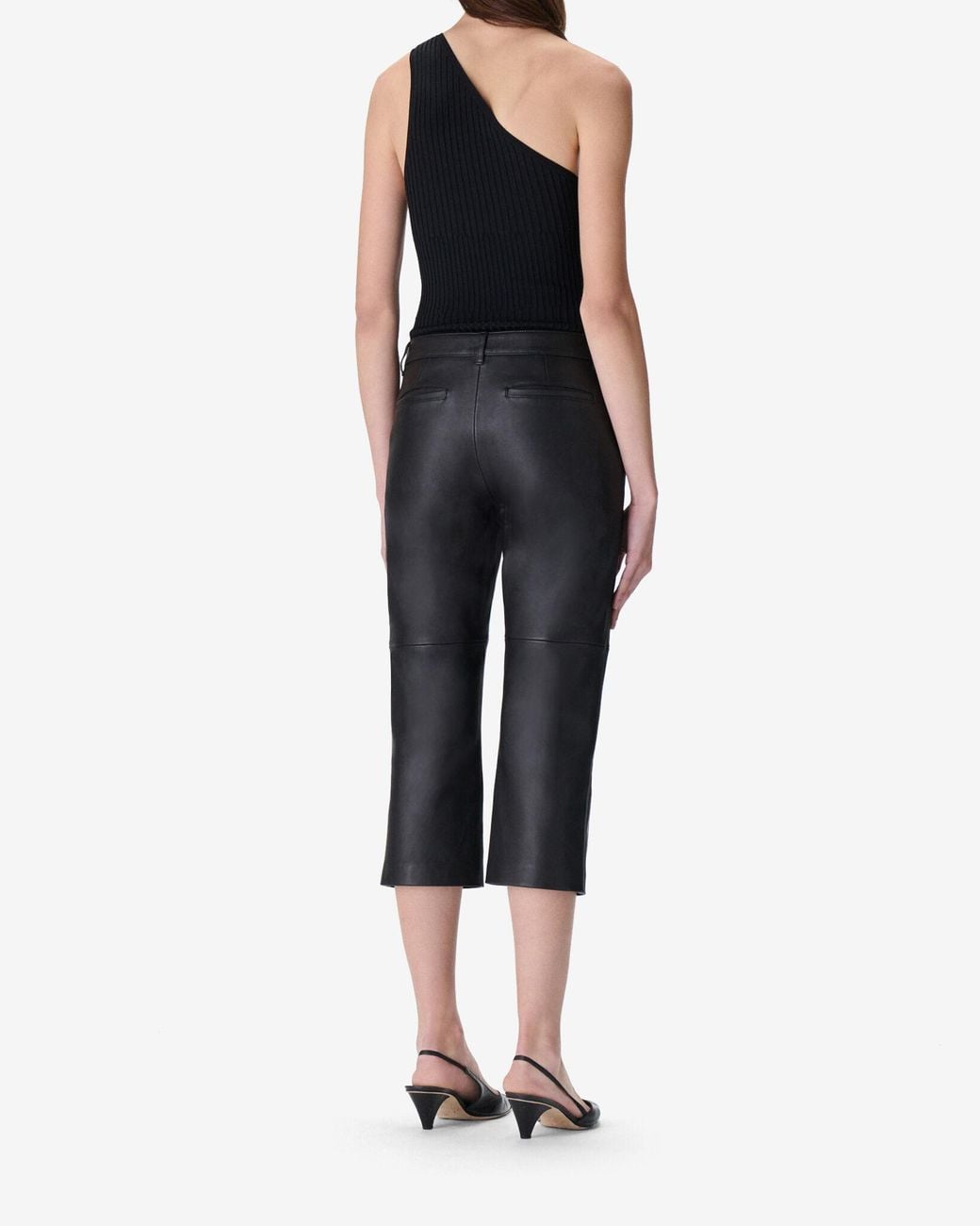 IRO Blue Corsy Leather Pants
