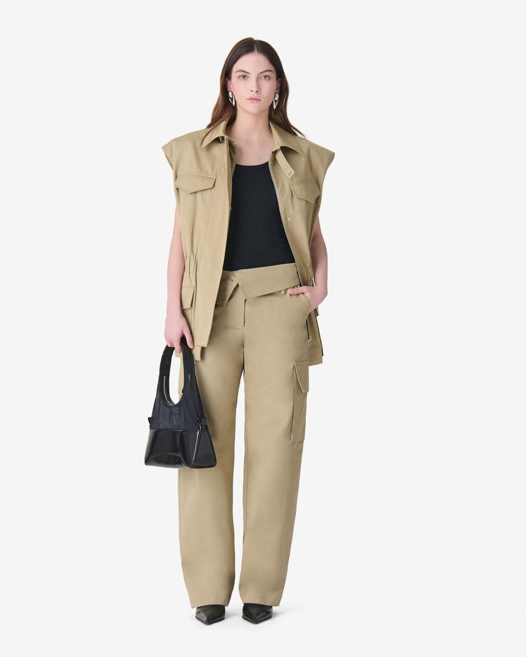 IRO Natural Sleeveless Jacket