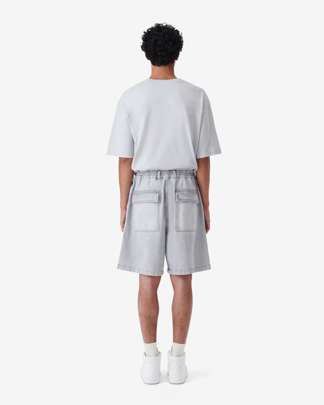 SHORT EN DENIM IRO pour homme en coloris White