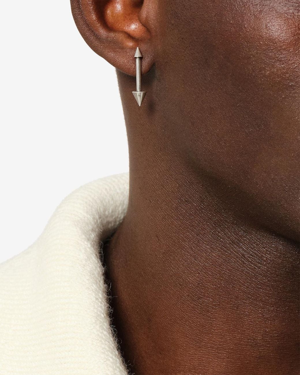 Isabel Marant Brown Arrow Earring for men
