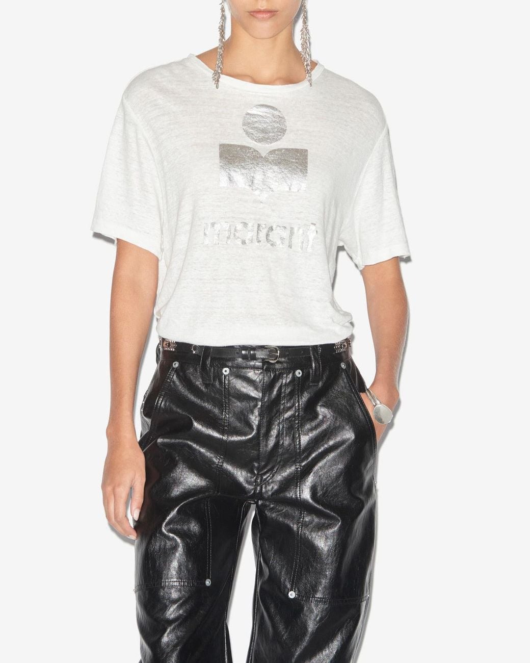 Isabel Marant White Zewel T-Shirt