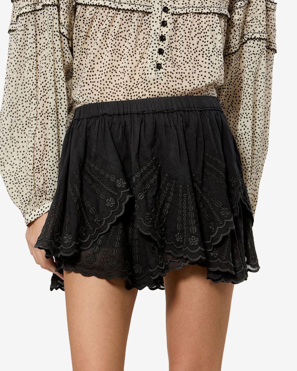 Isabel Marant Black Layale Shorts