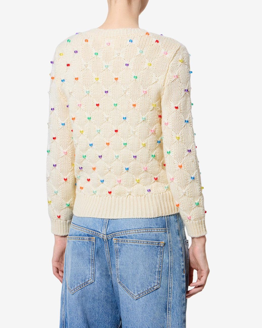 Pull Priyanka En Laine Isabel Marant en coloris White