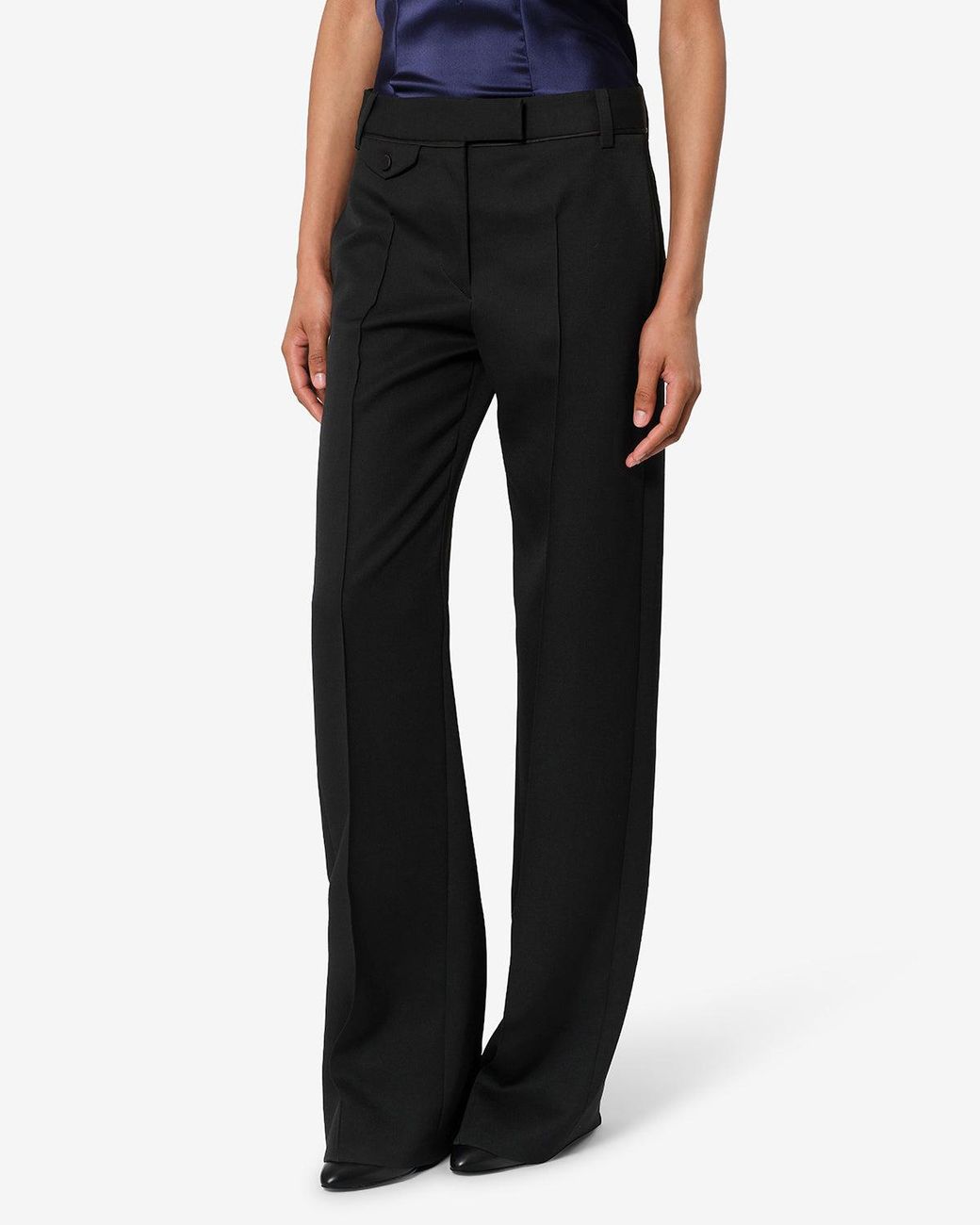 Isabel Marant Black Lusia Wool Pants