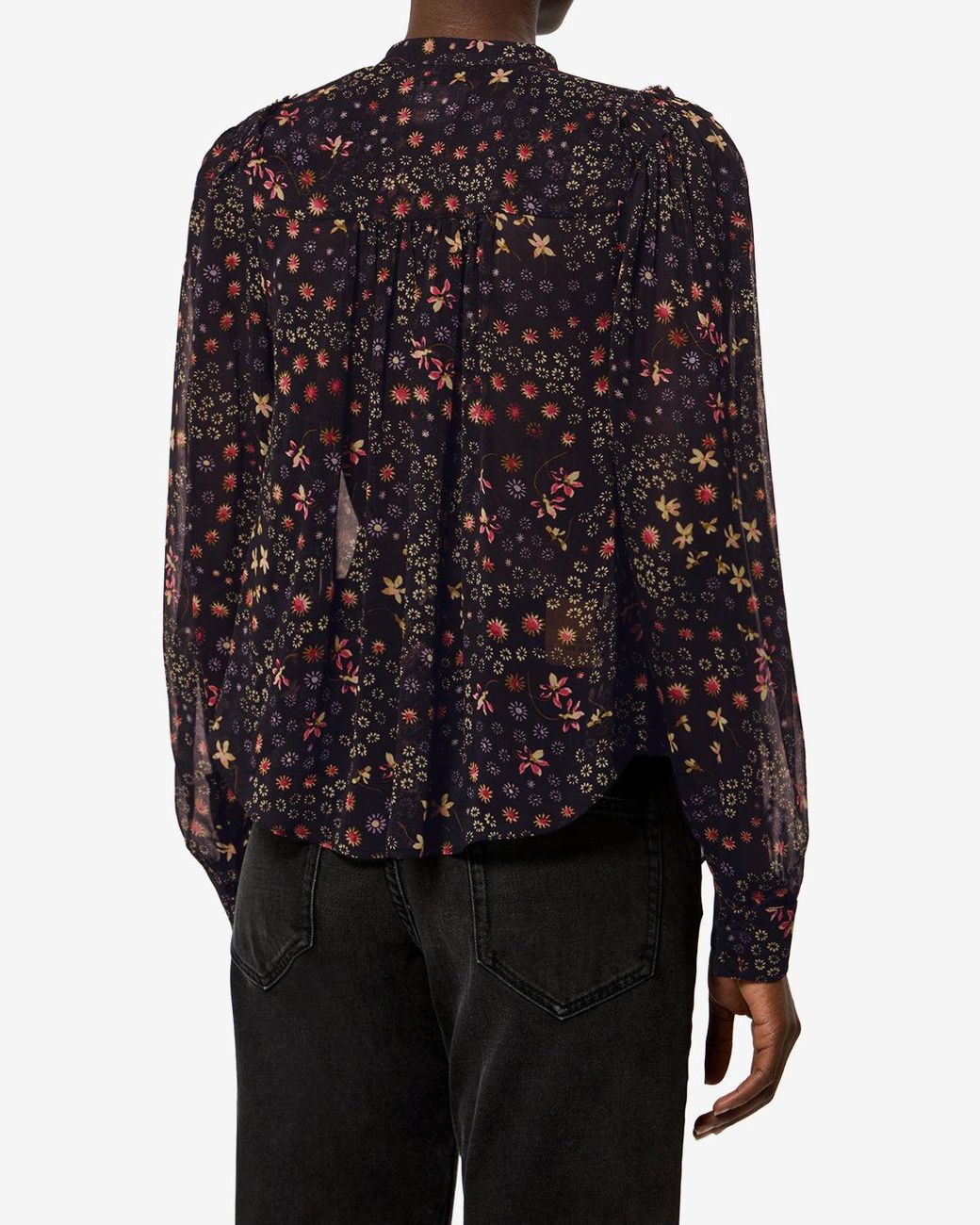 Isabel Marant Black Florine Blouse