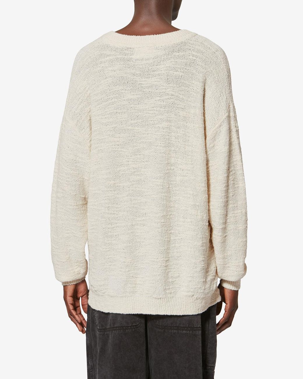 Isabel Marant White Arnold Sweater for men