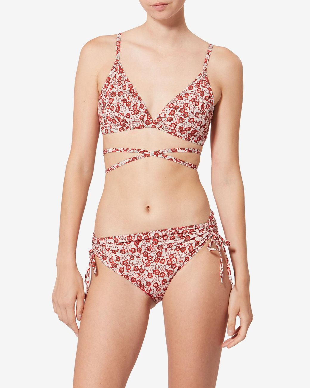 Isabel Marant White Solange Bikini Top