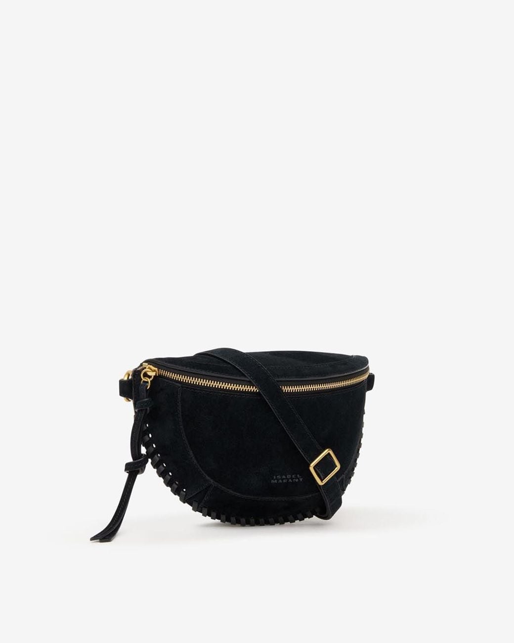 Isabel Marant Black Skano Suede Belt Bag