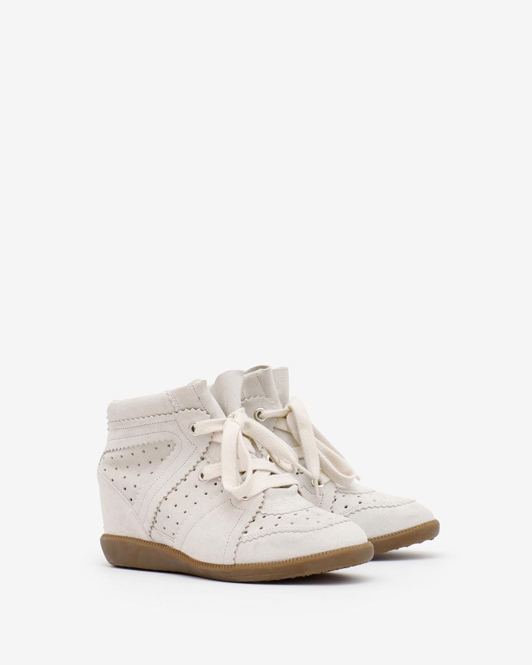Isabel Marant White Bobby Sneakers