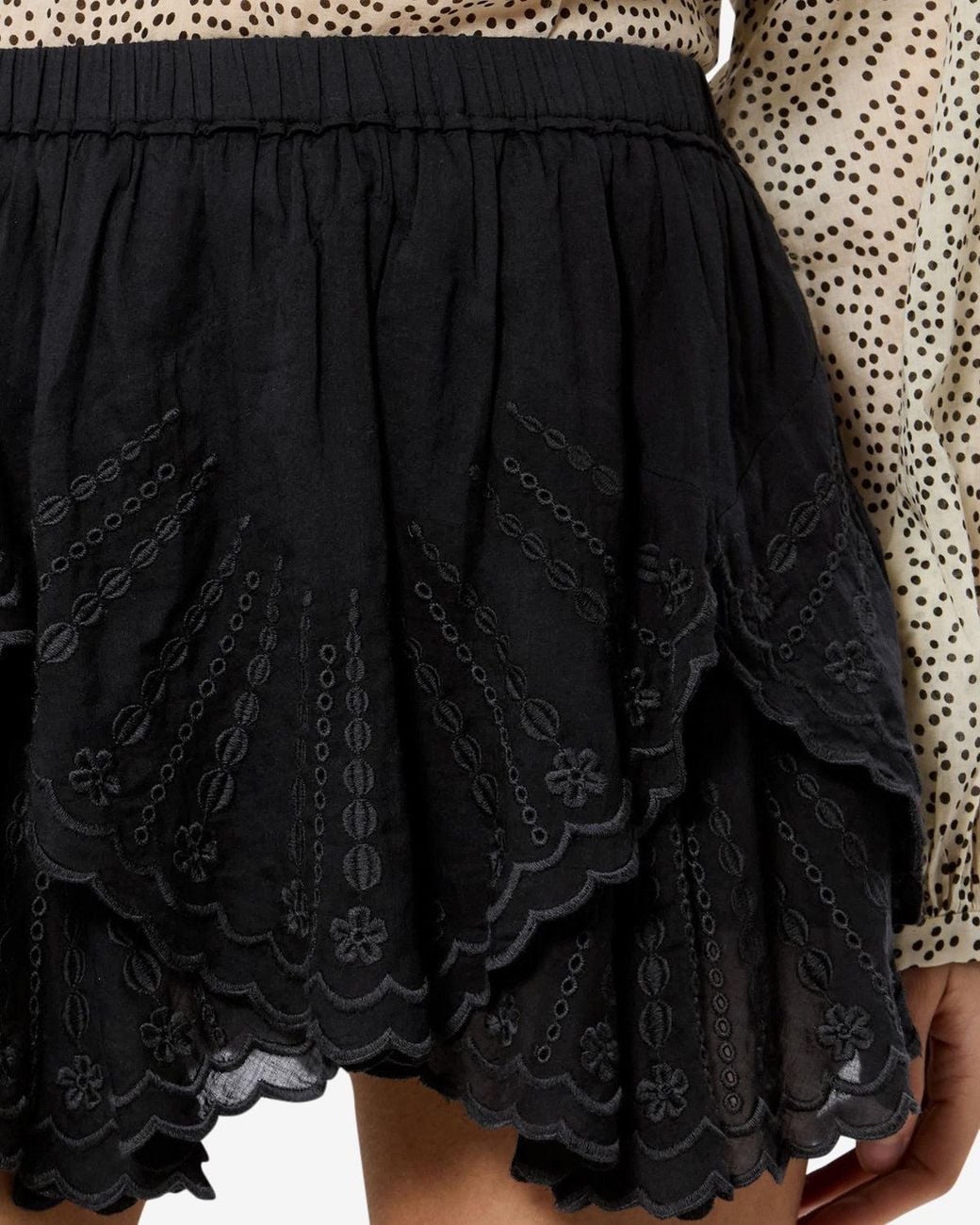 Isabel Marant Black Layale Shorts