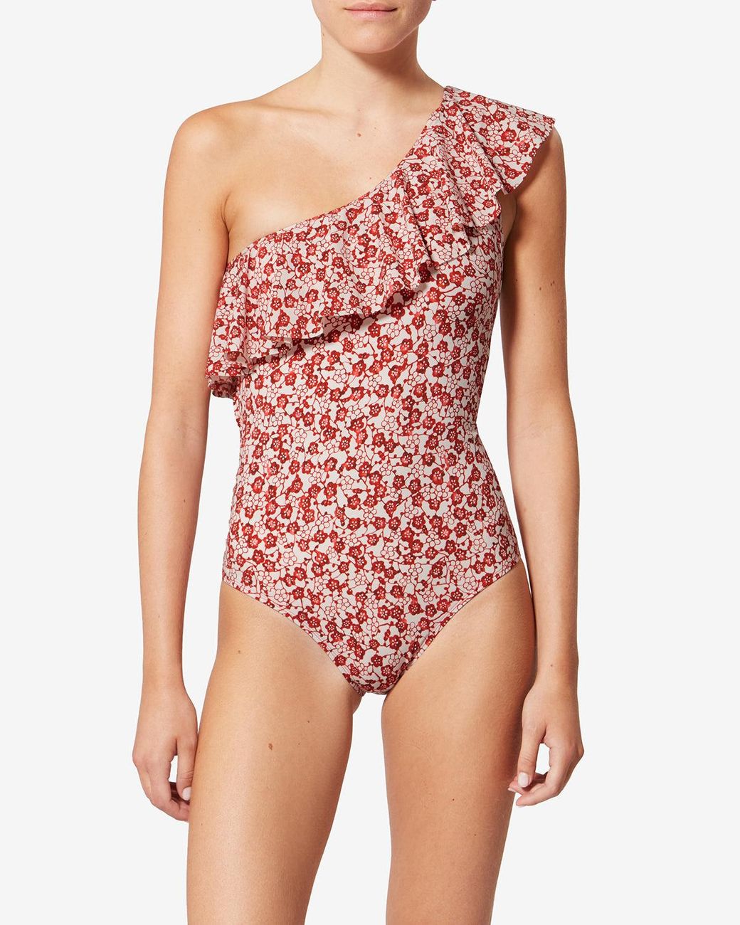 Isabel Marant White Sicilya Swimsuit