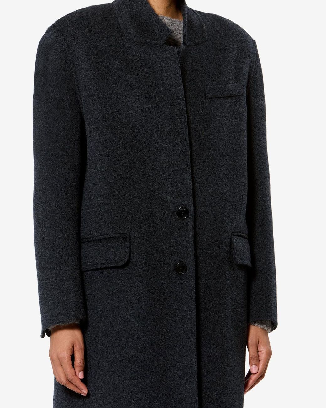 Isabel Marant Black Clesa Wool Coat