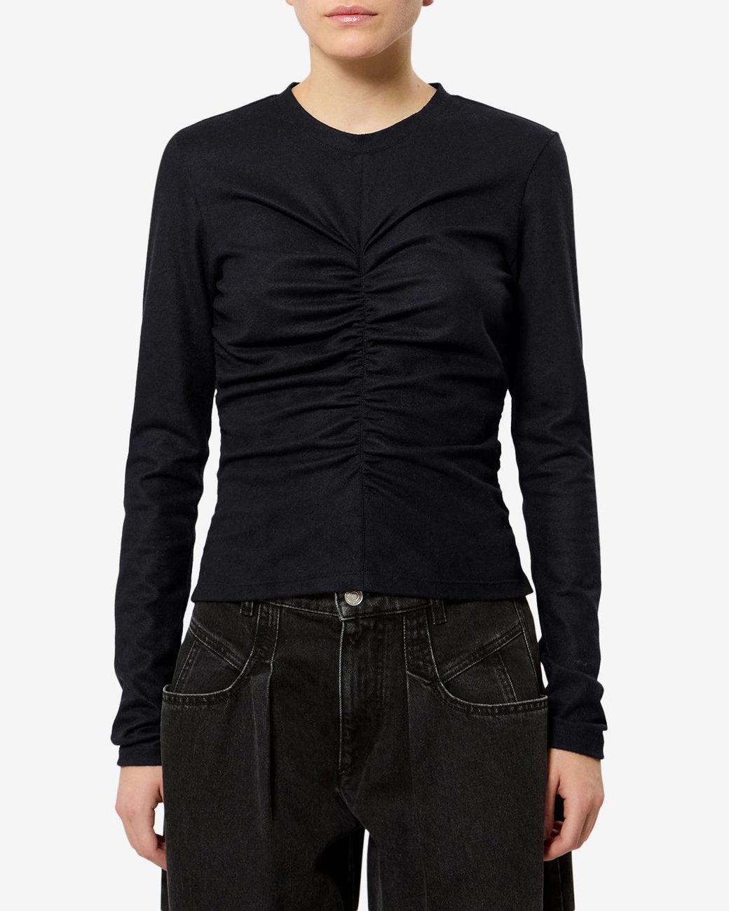 Isabel Marant Black Delesa Top