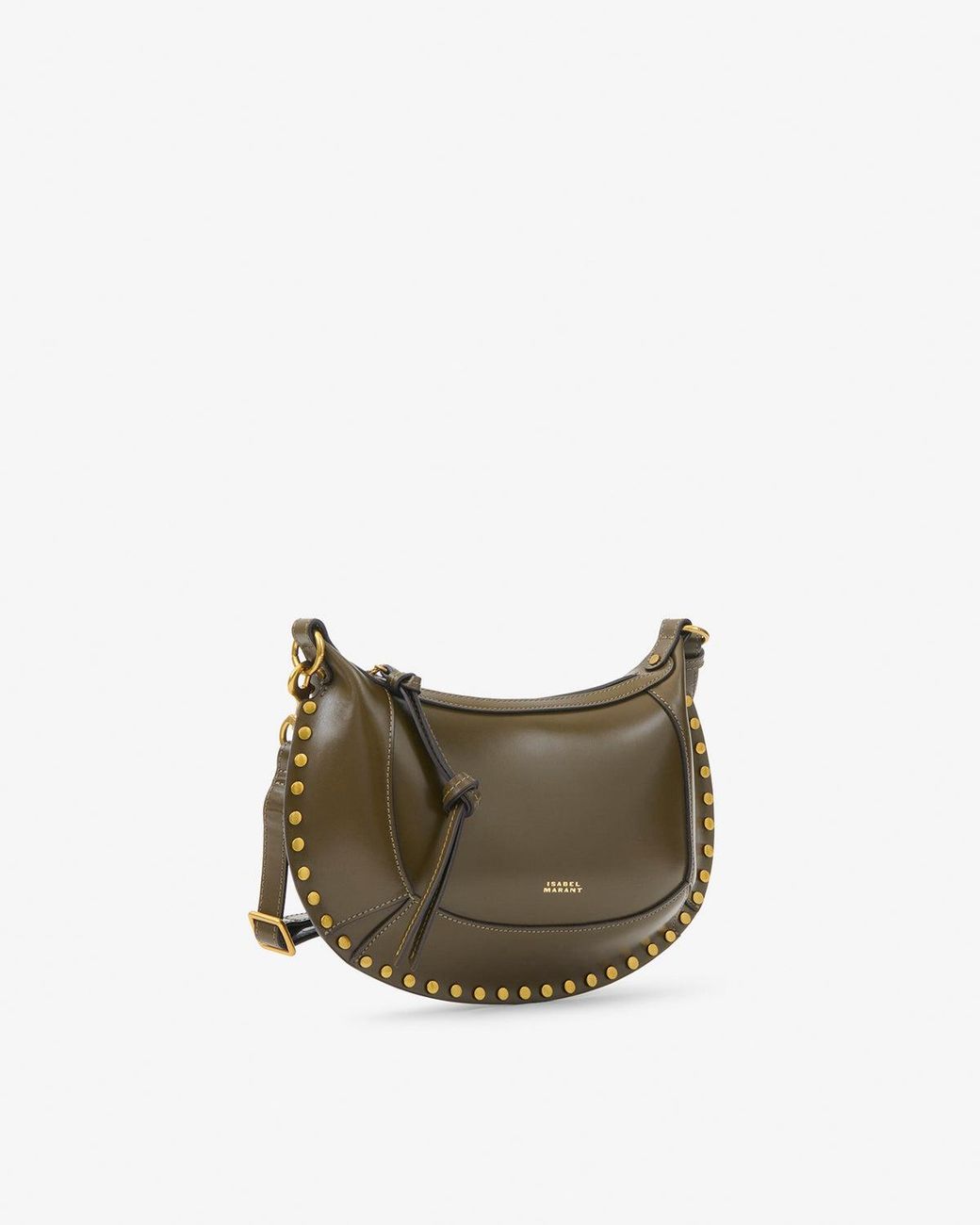 Isabel Marant Green Oskan Moon Bag