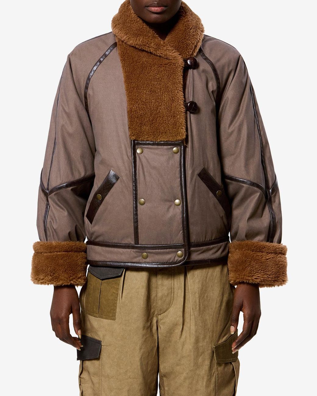 Isabel Marant Brown Olinka Jacket