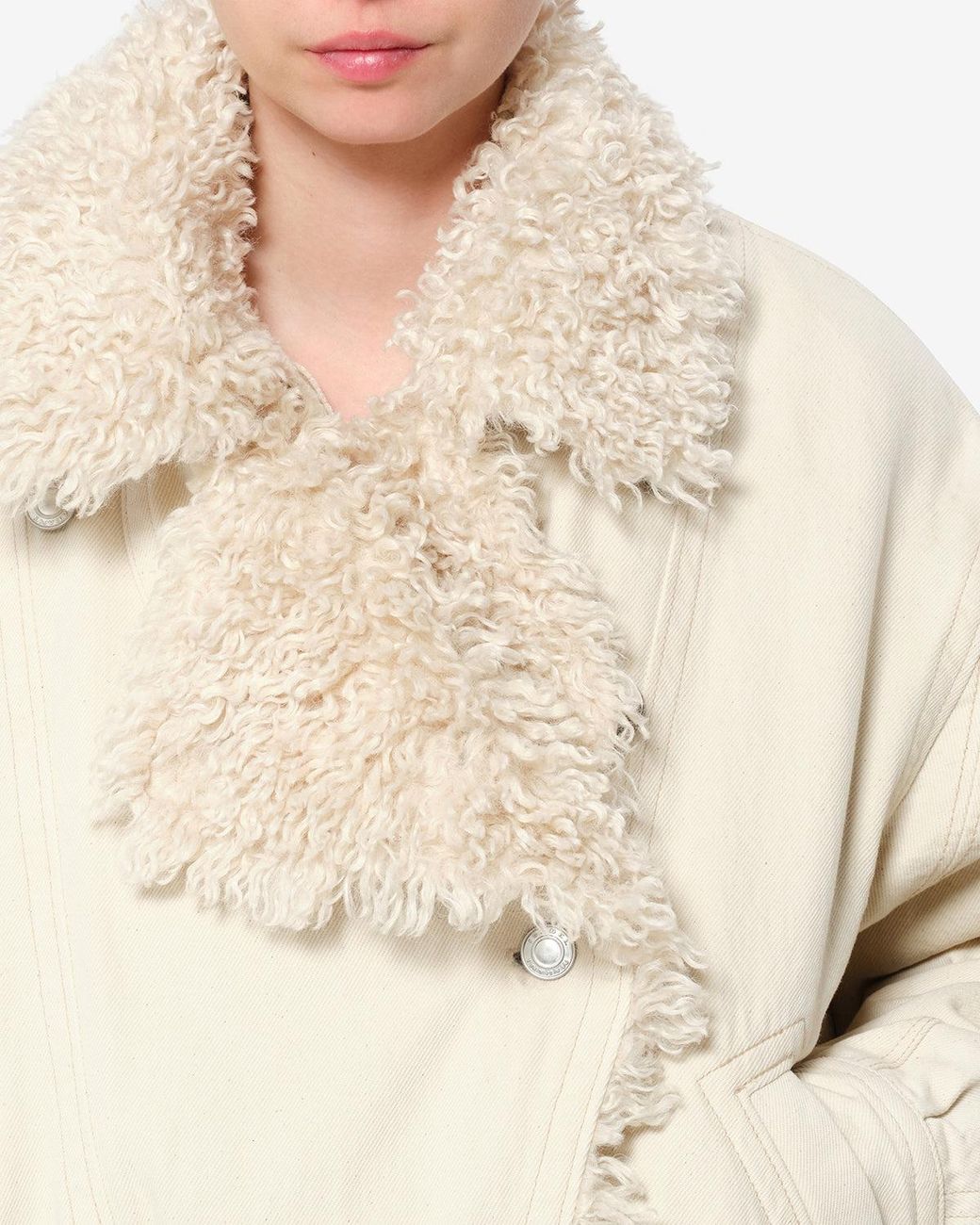 Isabel Marant White Valineo Denim Jacket