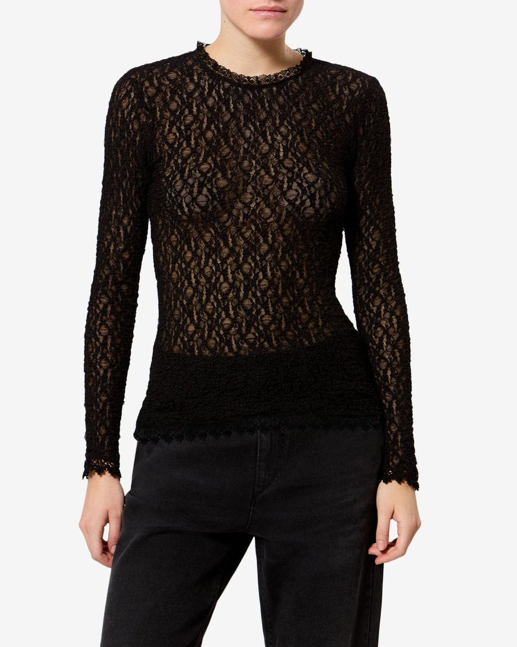 Isabel Marant Black Brany Top
