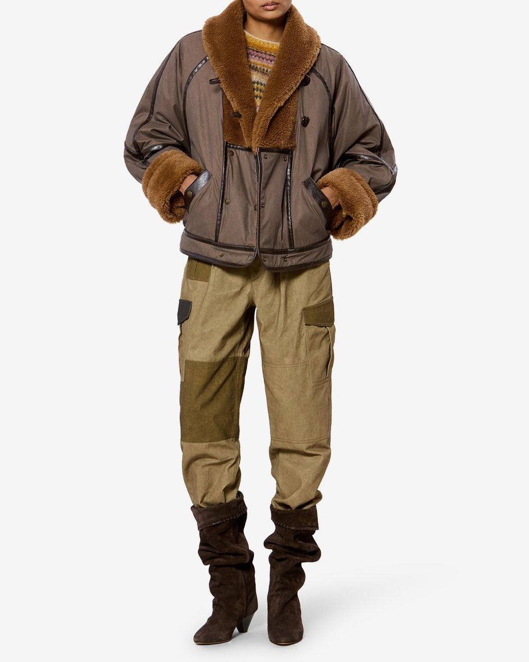 Isabel Marant Brown Olinka Jacket