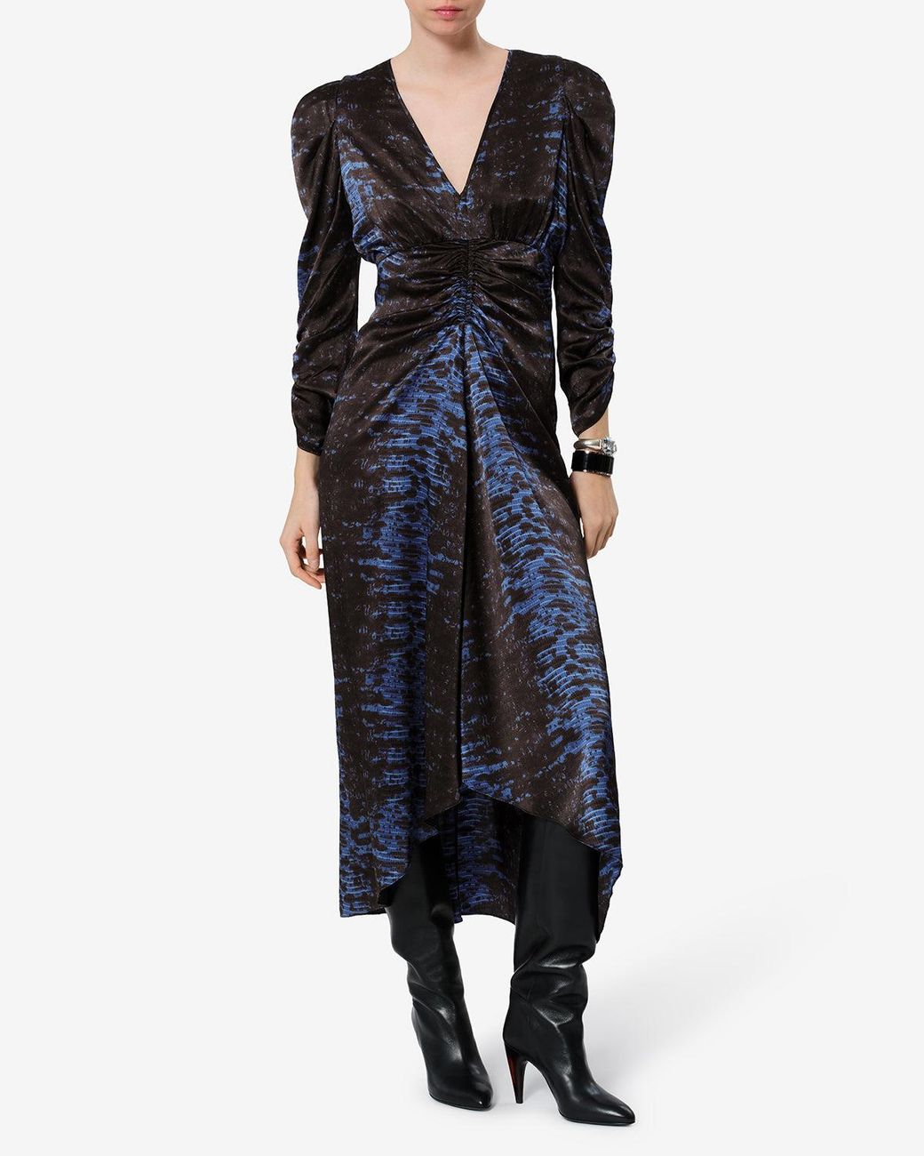 Isabel Marant Black Albini Silk Dress