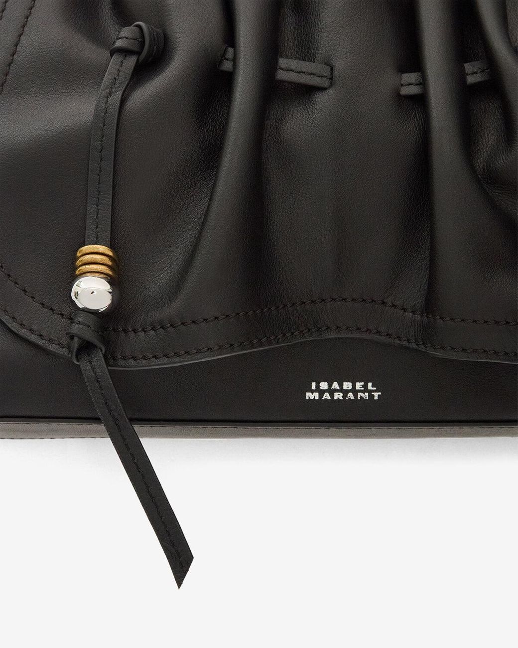 Isabel Marant White Bolton Pouch Bag