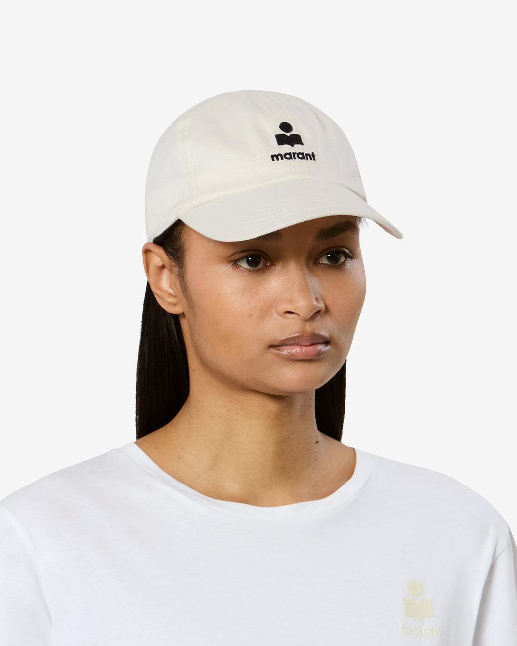 Isabel Marant White Tomas Cap