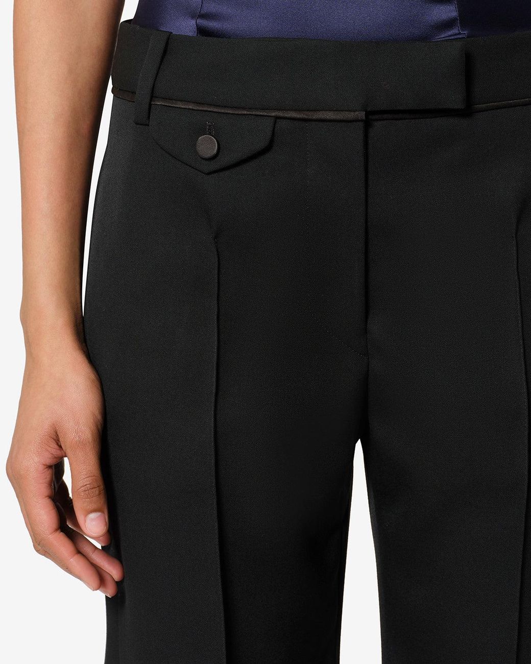 Isabel Marant Black Lusia Wool Pants