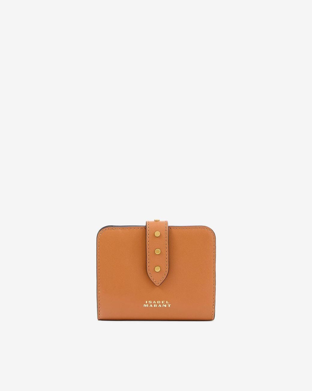 Isabel Marant White Oskan Leather Wallet