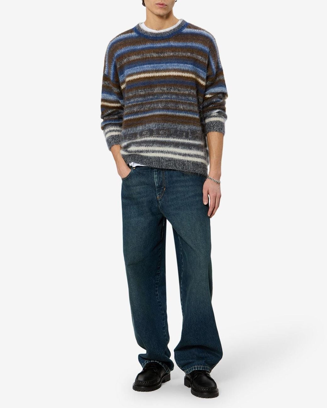 Isabel Marant Pullover Scolan Aus Mohair in Blue für Herren