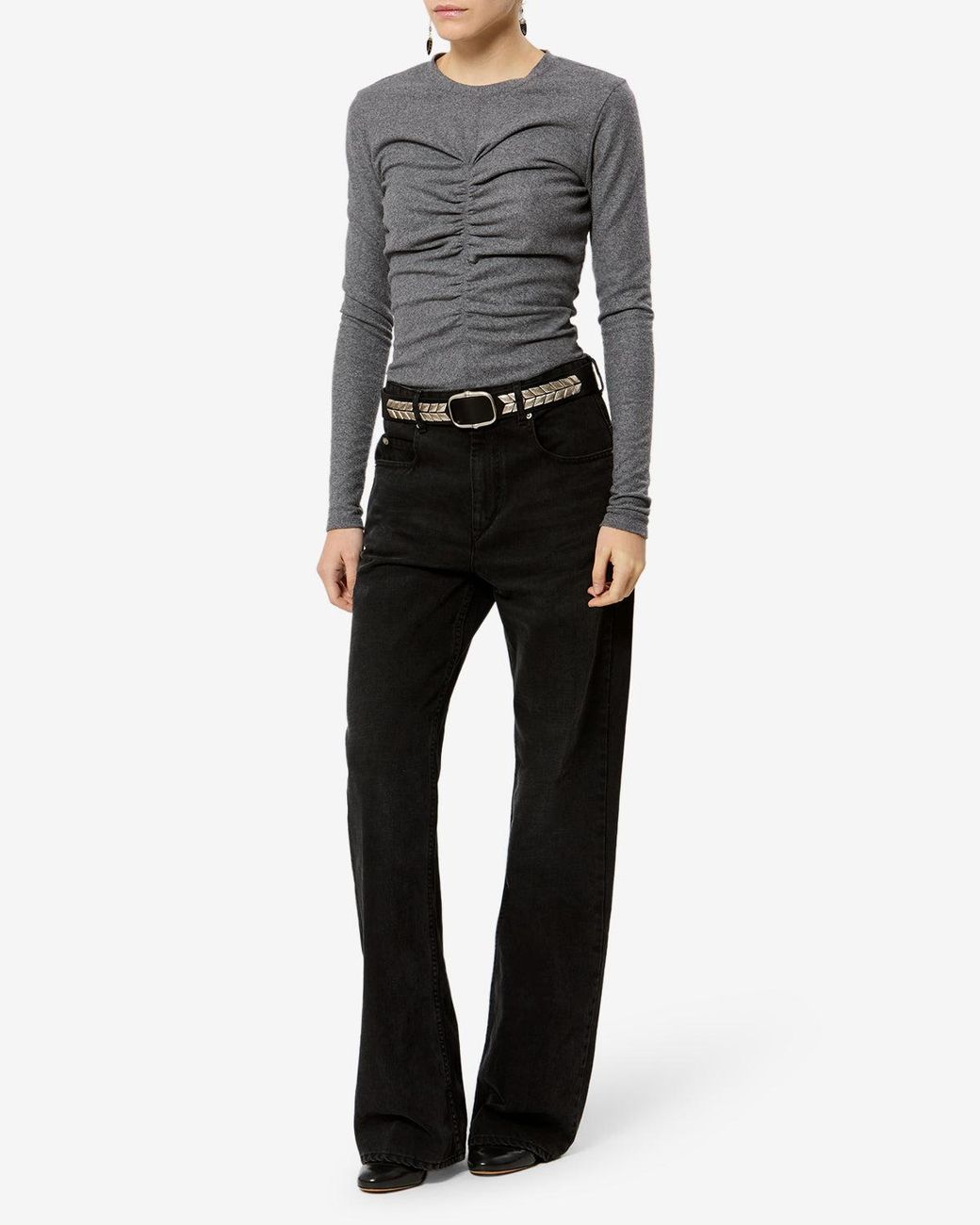 Isabel Marant Gray Delesa Top
