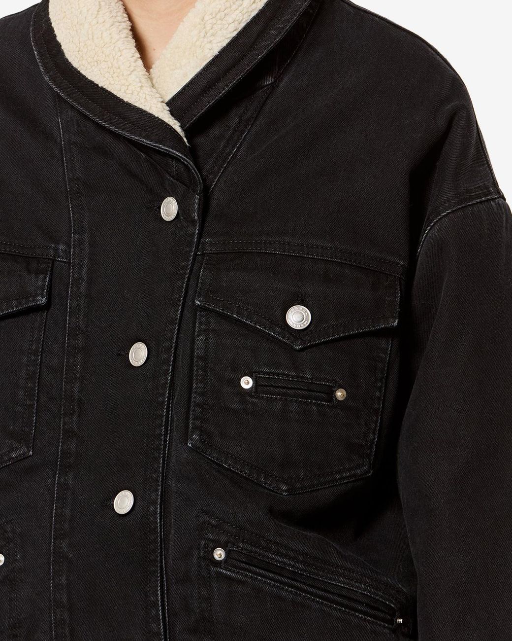 Isabel Marant Black Pimia Denim Jacket
