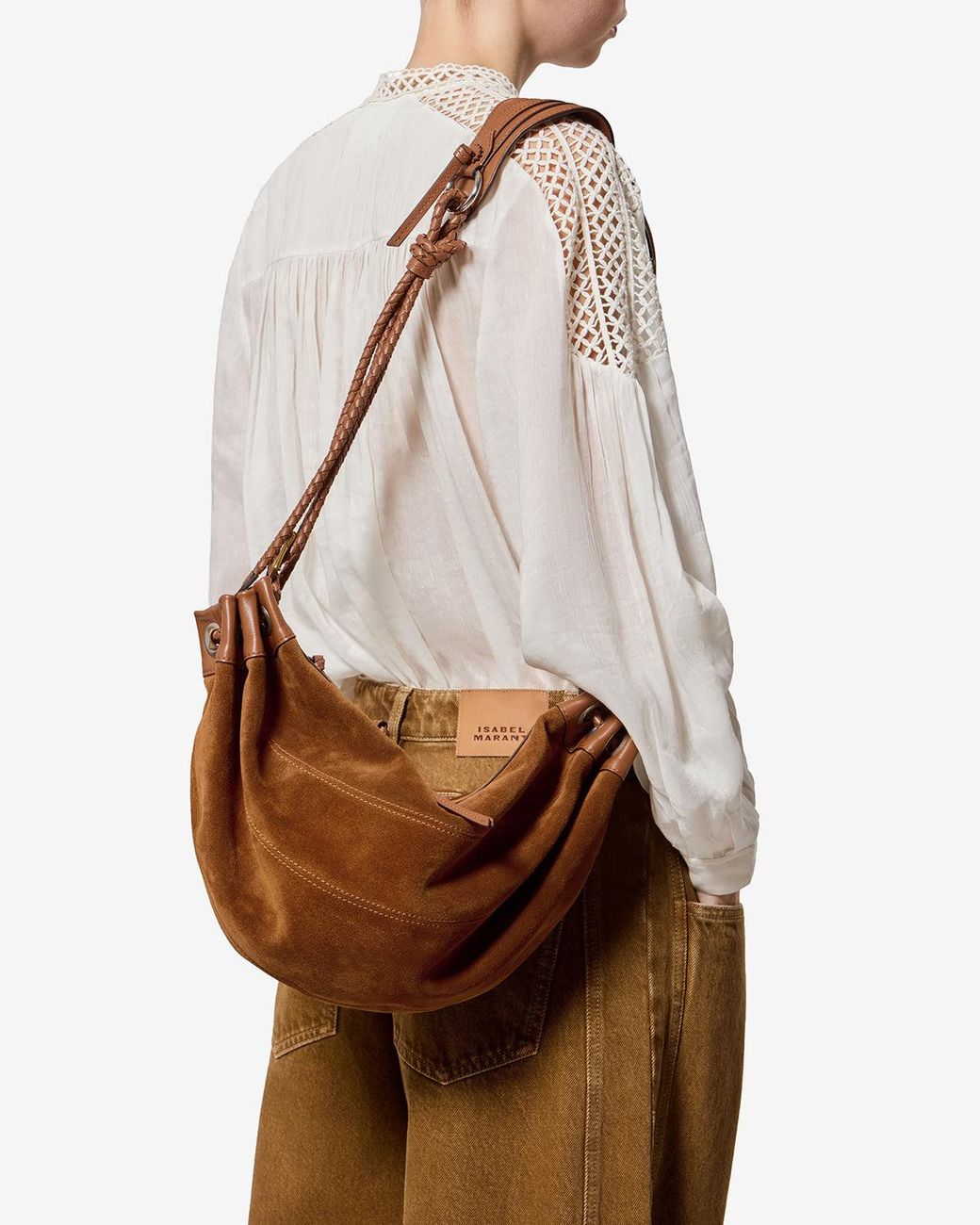 Isabel Marant Brown Maia Medium Suede Bag