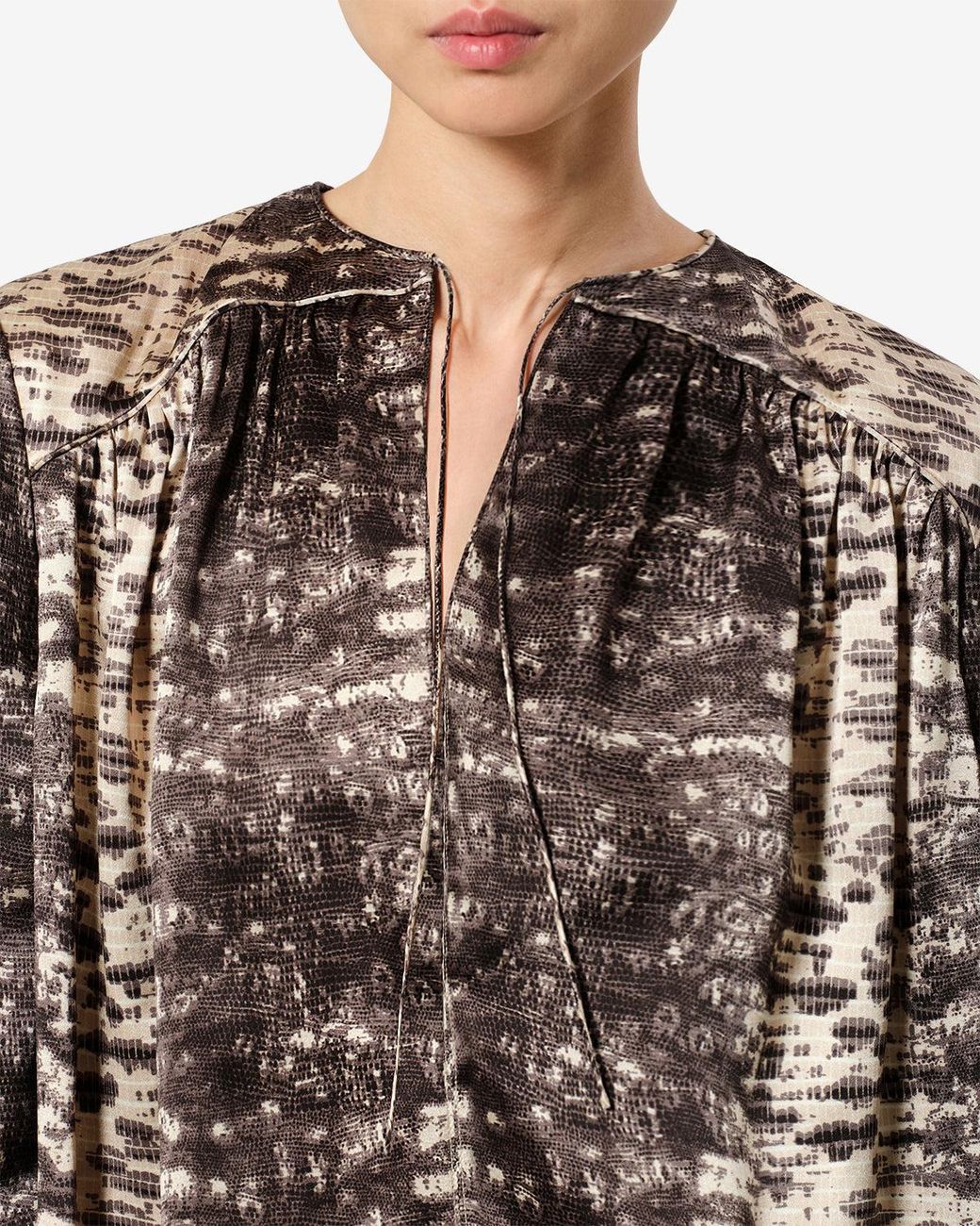 Isabel Marant White Laraya Silk Blouse