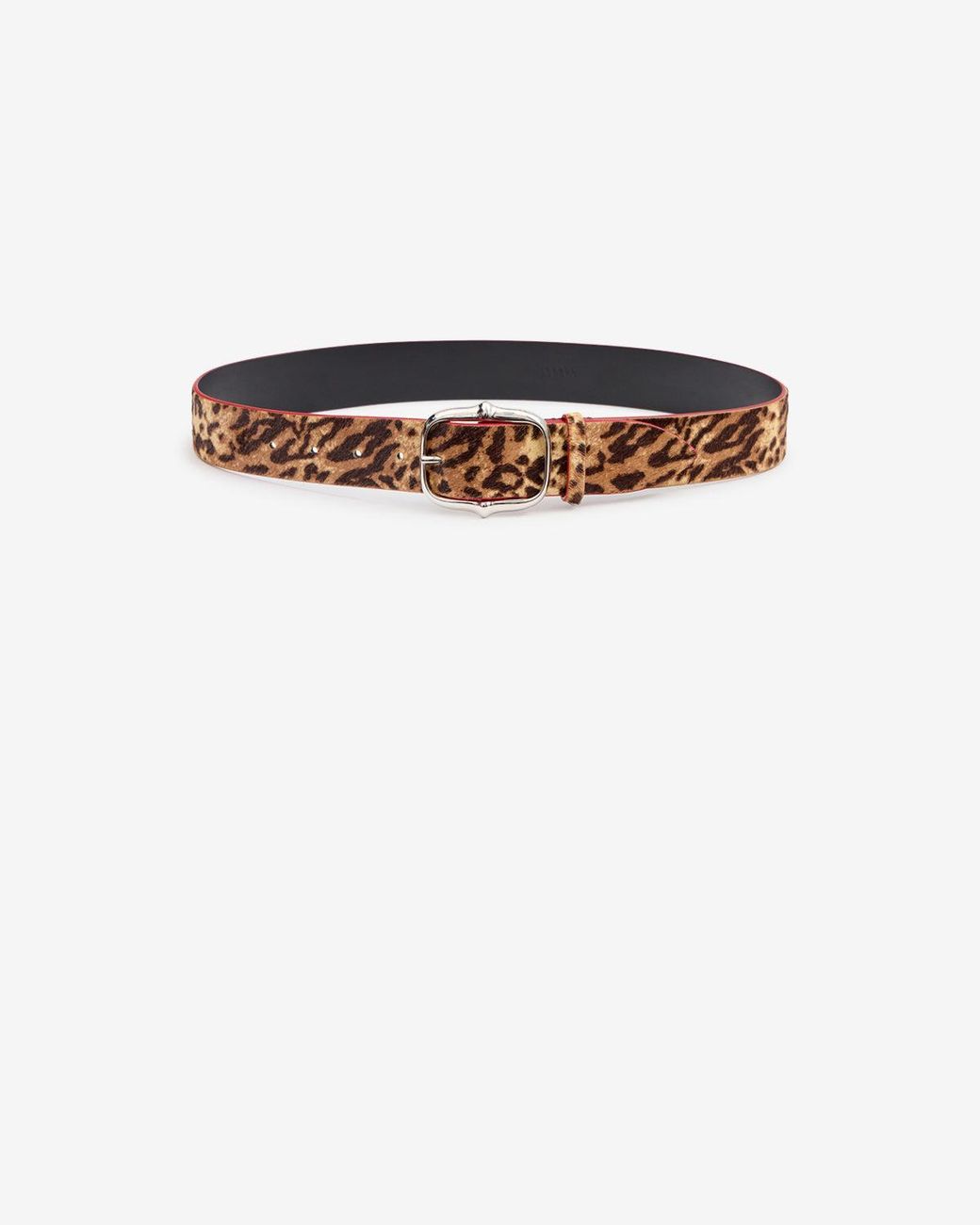 Isabel Marant Red Lapae Leather Belt