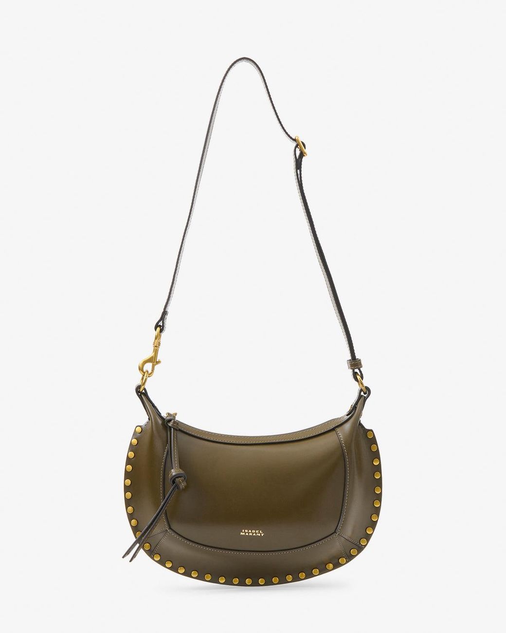 Isabel Marant Green Oskan Moon Bag