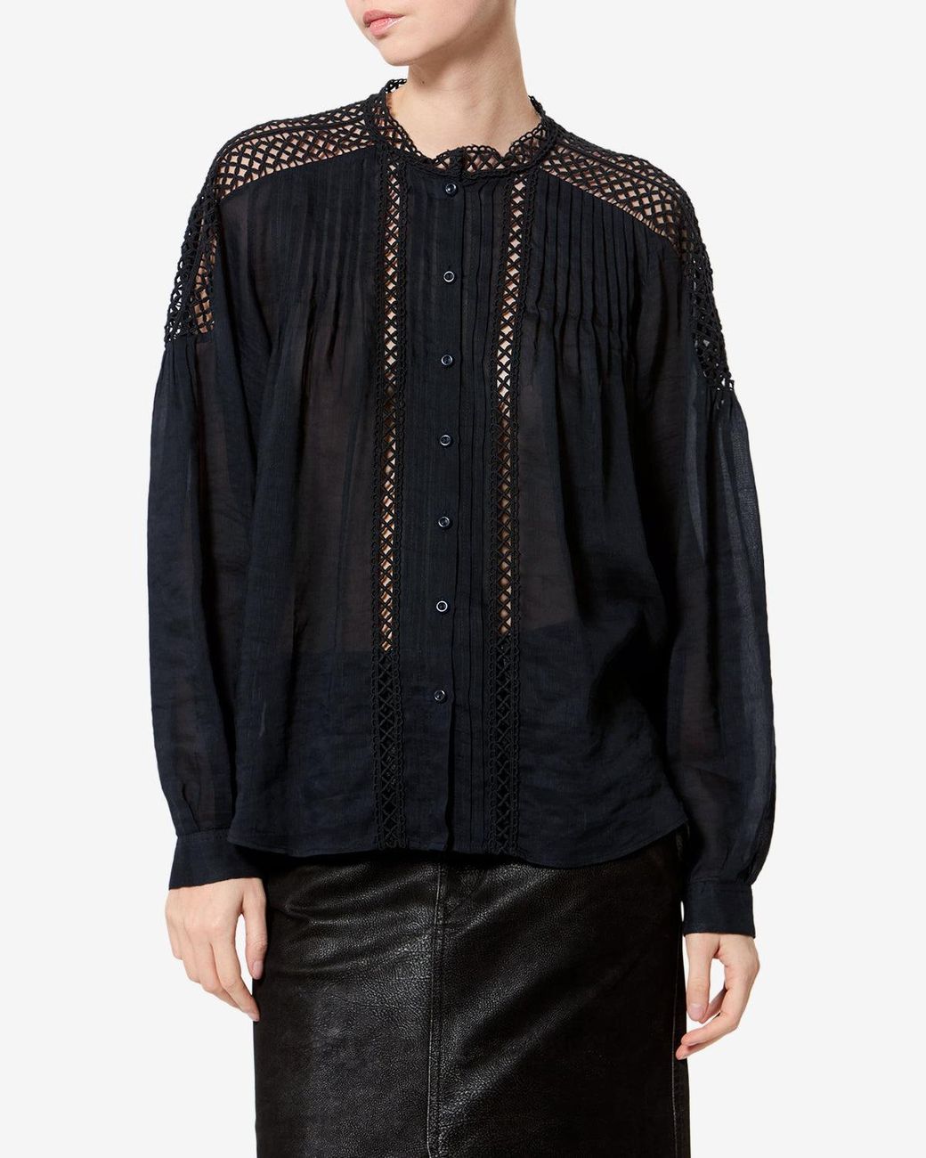 Isabel Marant Black Polda Blouse
